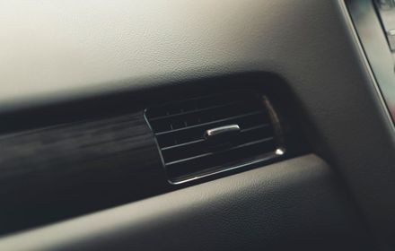 A car dashboard air vent